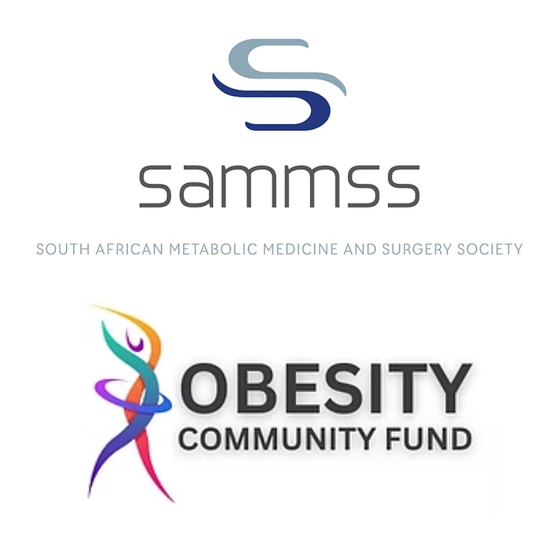 The SAMMSS and Obesity Community Fund logos